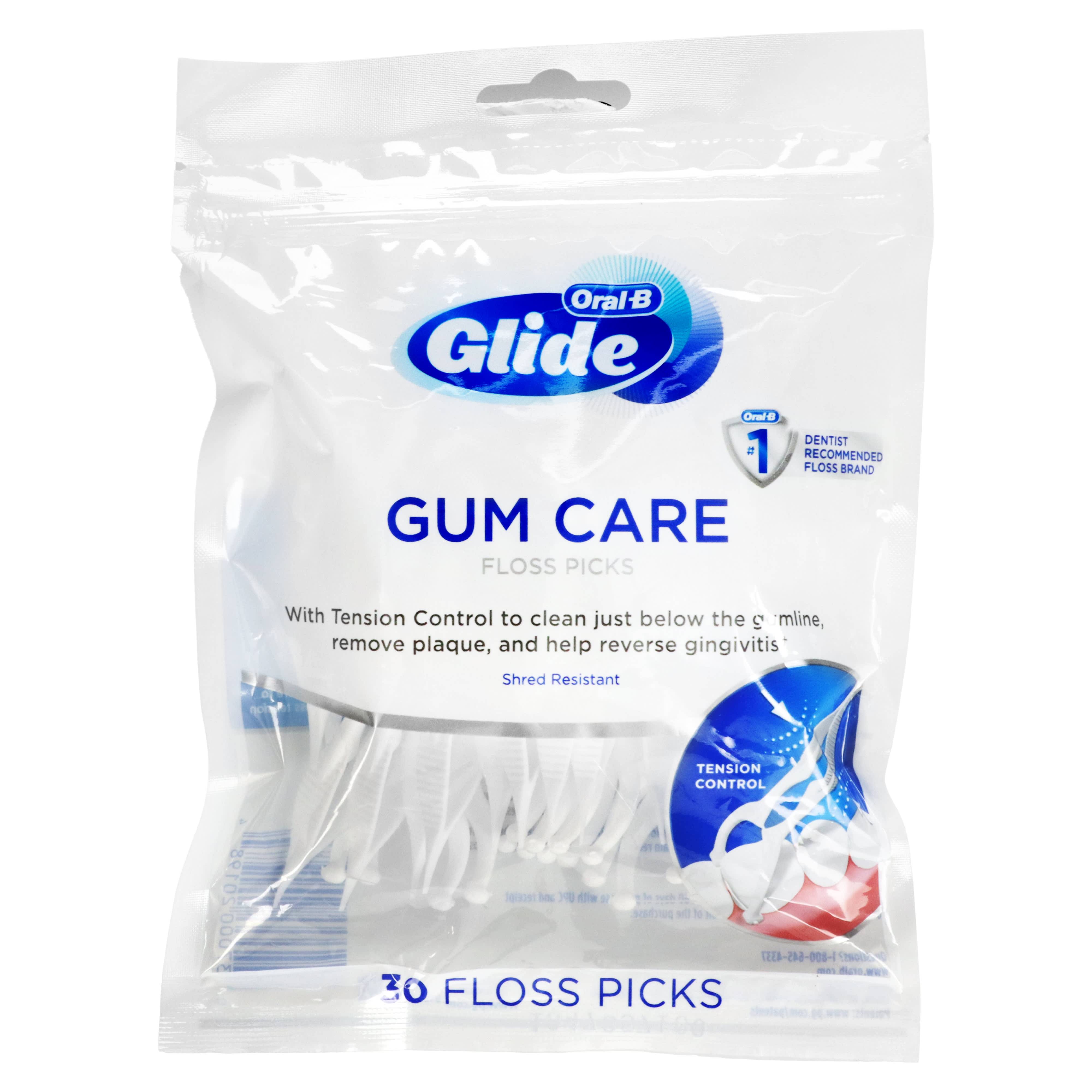 Oral-B, Glide, tandköttsvård, engångstandtråd, 30 stycken white