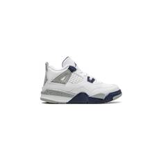 Jordan Kids - Air Jordan 4 Retro Military Black sneakers - barn - läder/gummi/Tyg/mesh - 4C - Vit