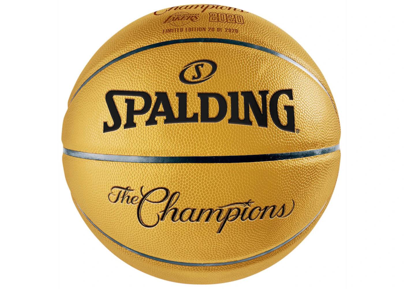 Spalding Los Angeles Lakers 2020 NBA Finals Champions Official Basketball Gold - One Size