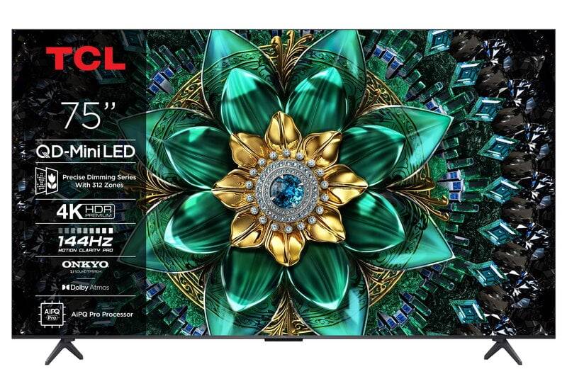 TCL 75" 75Q6C / 4K / QD-Mini-LED / 144Hz / Google Tv