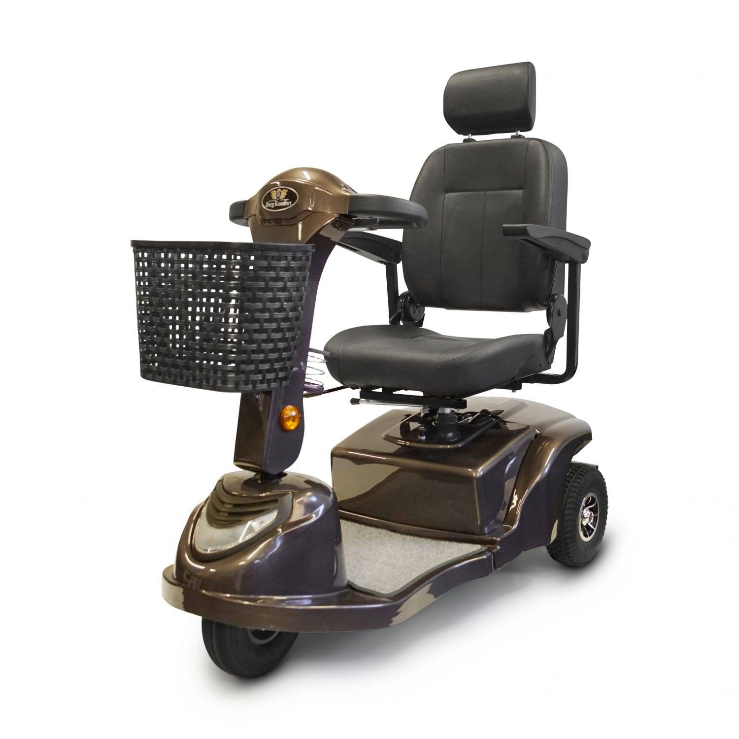 Berg Komfort BK-1270, 3 Hjulet El Scooter, 400W - Rød - iHero