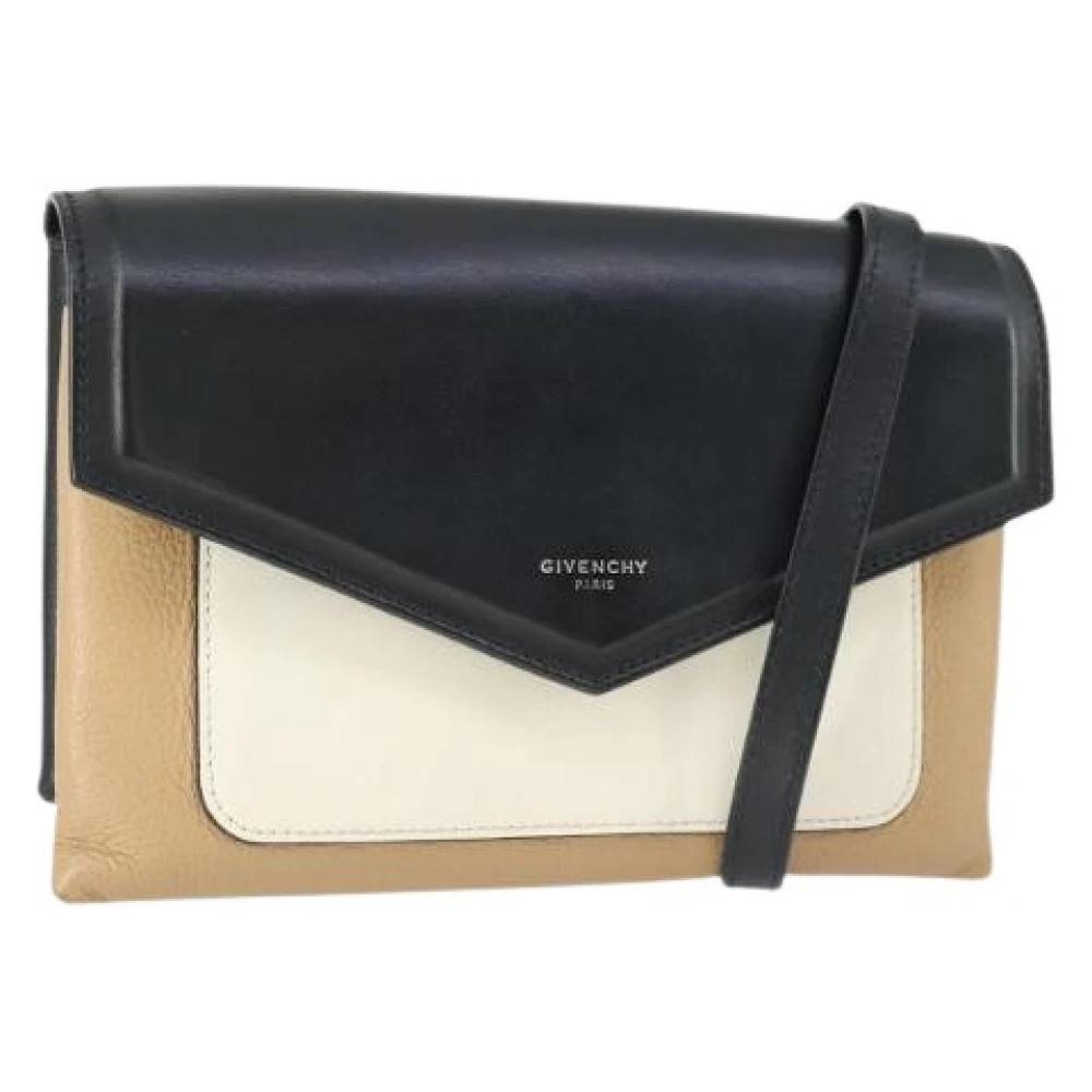Givenchy Pre-owned Pre-owned Læder Skuldertaske - Vintage - Dame - Flerfarvet - ONE SIZE - Uld