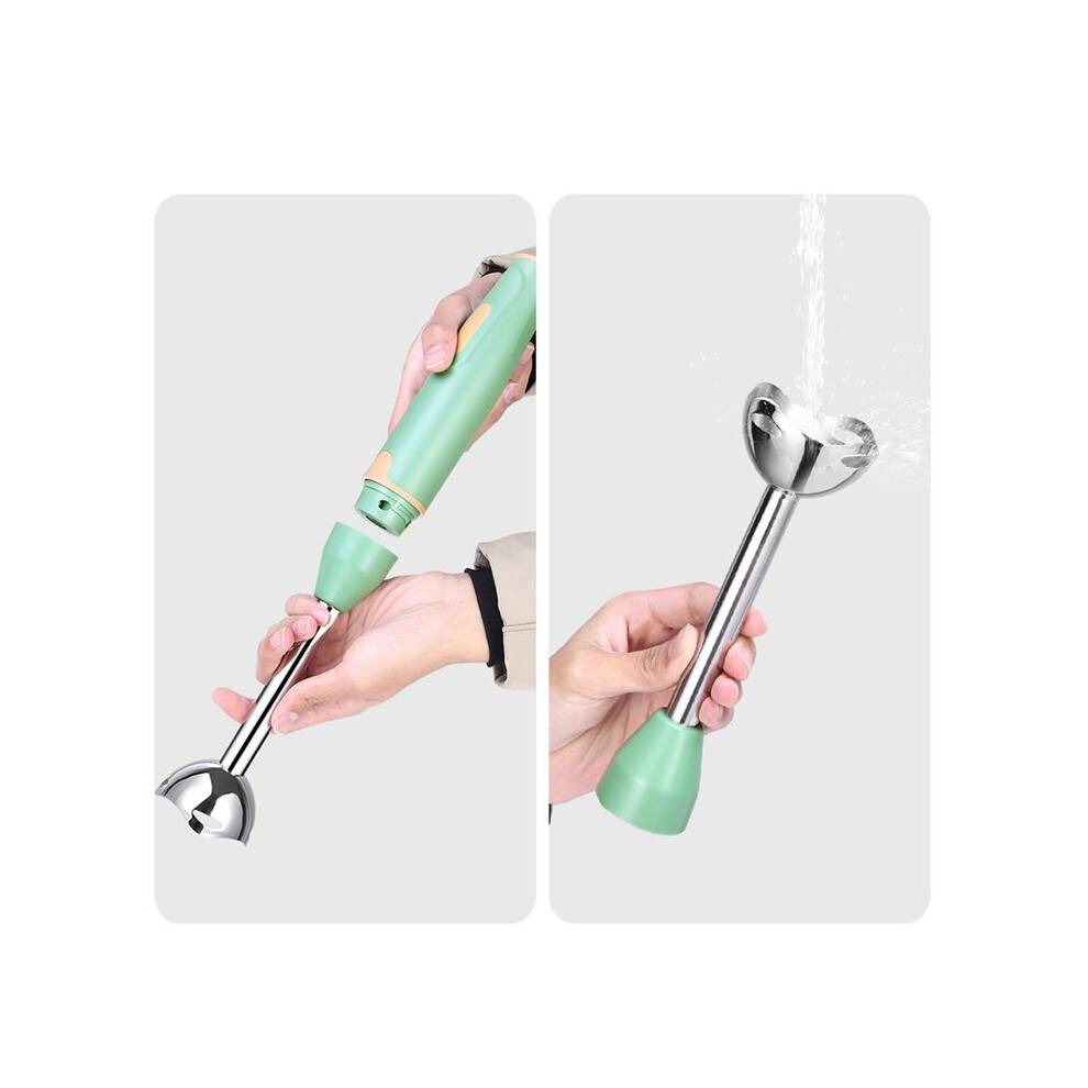 Immersion Hand Stick Blender Electric Food Vegetable Grinder Food Mixer Purees Smoothies Shakes Sauces US Plug Green