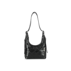 Lotta shoulder bag - Farve: Sort - High Shine Textured PU - SILFEN Studio