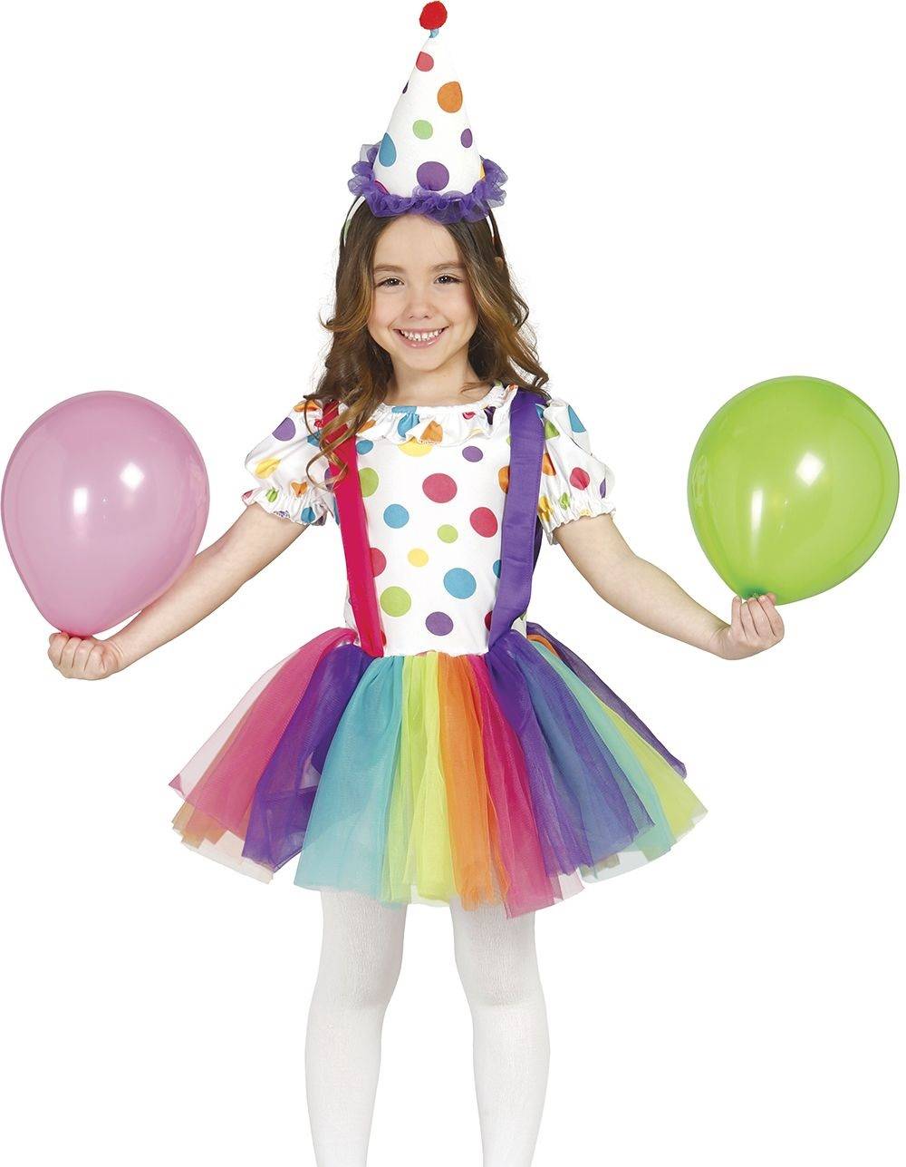 Klovne kostume 5-6 år.
