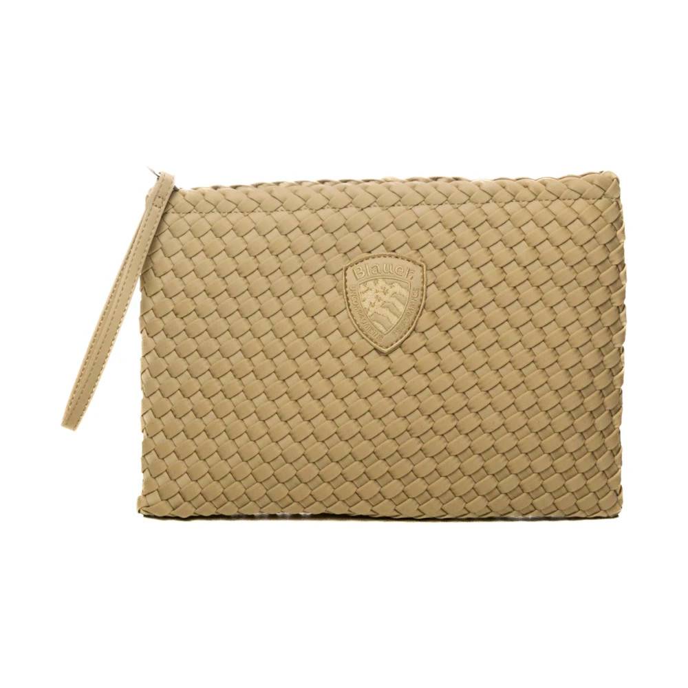 Blauer Tung 01 Neopren Clutch - Tasker - Dame - Beige - ONE SIZE -