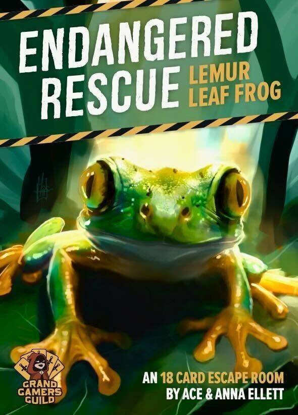 Endangered Rescue 2 Kortspil Lemur Leaf Frog.