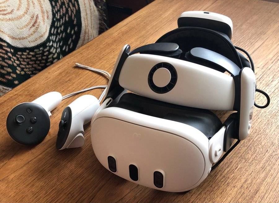 Meta Quest 3 VR-headset med S3 Pro Head Strap - 512 GB