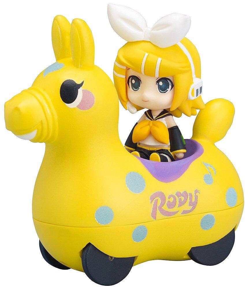 Nendoroid Plus Hatsune Miku x CuteRody Car Kagamine Rin CuteRody PVC Painted Complete Figure Gekisou! Pull-Back & (Lemon) Non-Scale