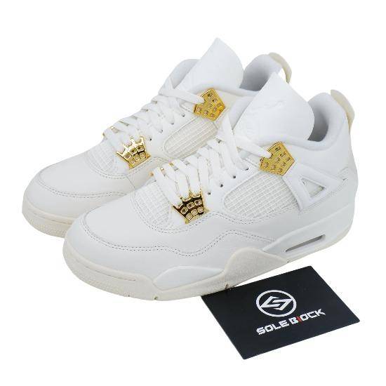 Jordan Air Jordan 4 “Metallic Gold” AQ9129-170 Damstorlekar 42.5 vit