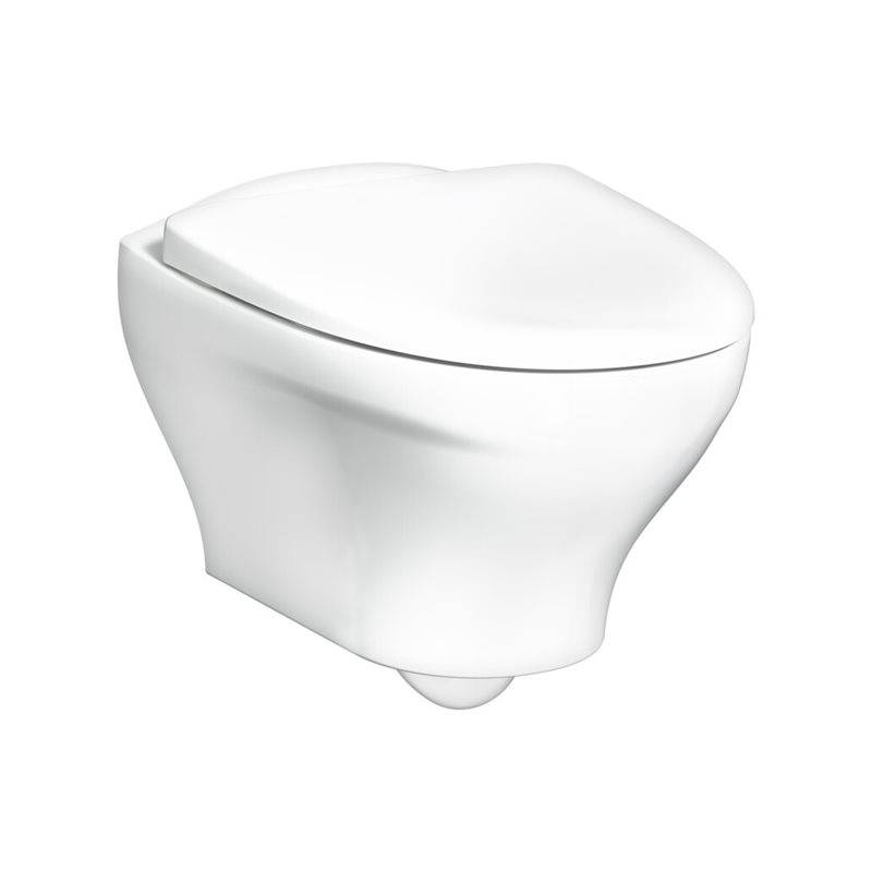 Vägghängd Toalettstol Gustavsberg Estetic 8330 Hygienic Flush C+ Mattvit