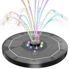 Farverig Solar Fountain Solpanel Solar Dam Pumpe Vandpumpe - Perfet