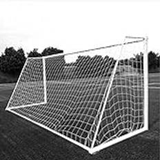 Aoneky Fotbollsnät 1.8x1.2M/2.4x1.8M/3.6x1.8M/3x2M/5x2M/7.3x2.4M, Polyeten Rep 2/2.5/3mm, Sportnät Tillbehör för fotbollsträning, Färg Vit, Utan Fotbollsmål (3×2M, 3mm)