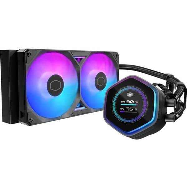 COOLER MASTER - MasterLiquid 240 Atmos II LCD ARGB - Vandkøling AIO - 120 mm blæsere