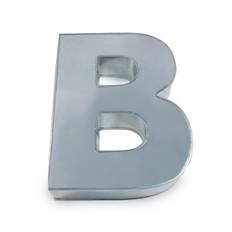 Bageform til Bogstavkage B - 35,6 cm høj, Eurotins