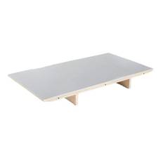 HAY CPH 30 Extendable Leaf 50x90 cm - Oak Plywood/Grey Linoleum