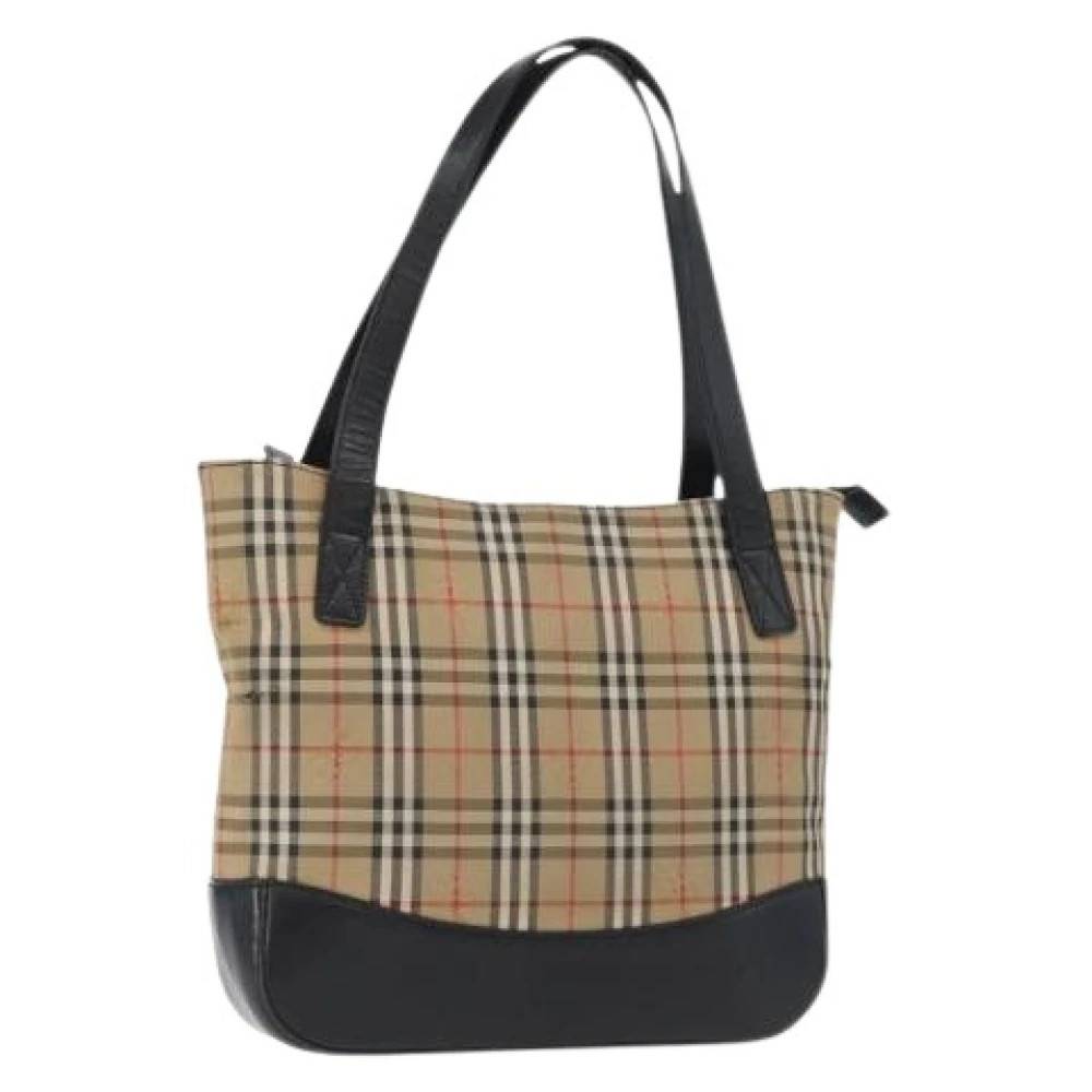 Burberry Vintage - Pre-owned Canvas Axelremsväska Vintage - Dam - ONE Size -