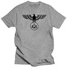 T-Shirt Maurer Coat of Arms Guild Crafts Work Clothes Construction All Size 01 Tee Shirt 1 Grey S