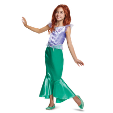 Disguise - Classic Kostume - Ariel (128 cm) - Klar til levering - Multi