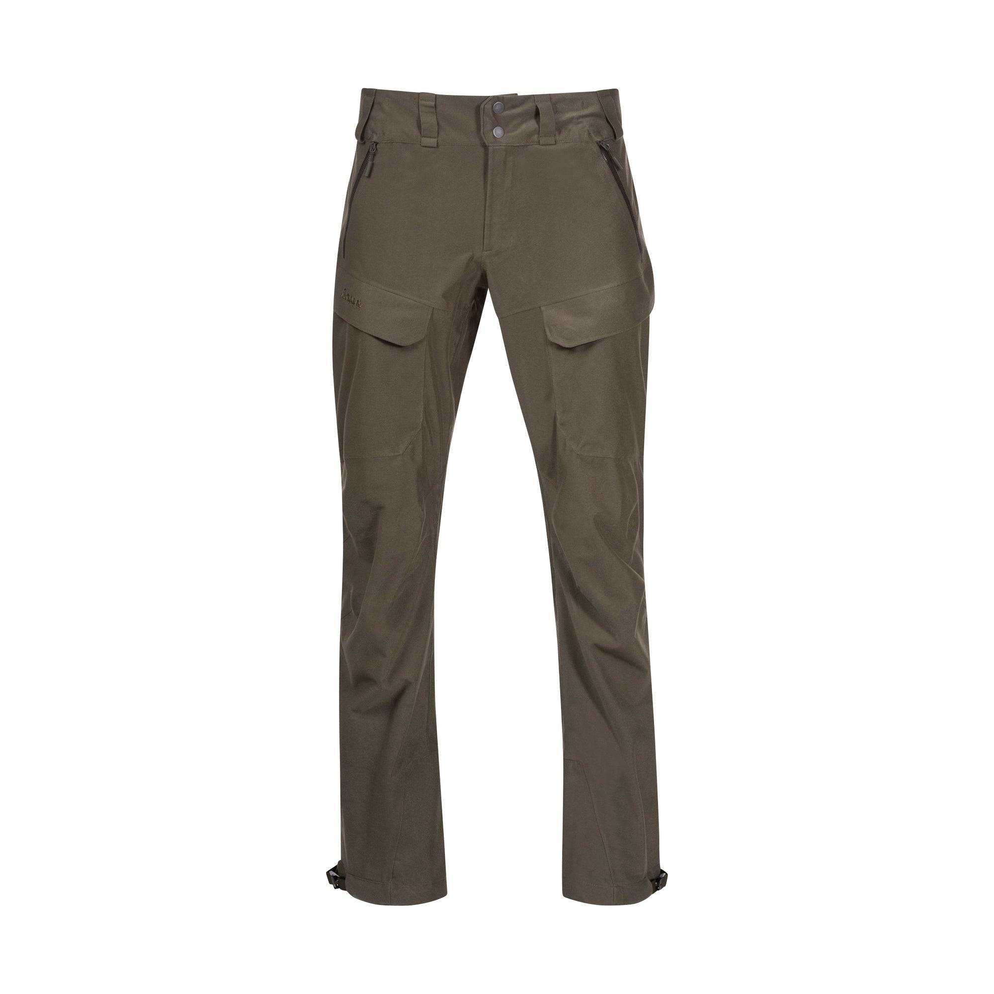 Bergans Hogna 3L Pants Unisex Green Mud - XS