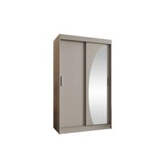 Amira Garderob m. Spegel 120x200 cm - & garderobssystem Beige