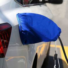 EV-oplader Portdæksel, Regnsikkert Vandtæt Udendørs Elbil Opladningsport Stikdæksel, Sne Frost Regn Sol UV All-vejr Beskyttelse, Magnetisk
