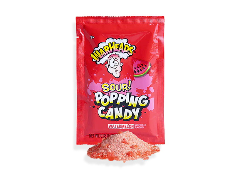 Warheads Sour Popping Candy Watermelon