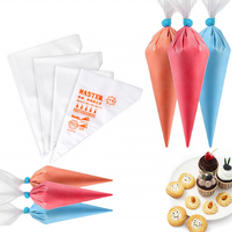 Wholesale 100pcs/bag Food Grade Piping Bags Icing Fondant Cake Cream Decoration Disposable Pastry Bag