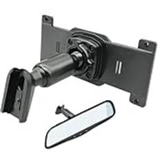 Grtheenumb Dash Cams spegelfäste 15 x 10 x 4,8 cm instrumentkamera montering plast instrumentkamera montering vinkel justerbar universell instrumentkameror montering utbyte, instrumentkamerafäste