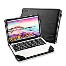 Berfea Skyddsfodral kompatibelt med Samsung Galaxy BooK2 BOOK3 360 13 tum NP730QED /Galaxy Book2 Pro 360/Book S NT767XCL/Book Flex 13,3 tum laptop fodral notebook stativ bära hårt fodral