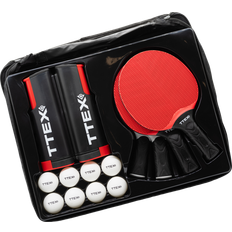 Ttex Play Anywhere Set Bordtennisracket Black/Red/White - One Size