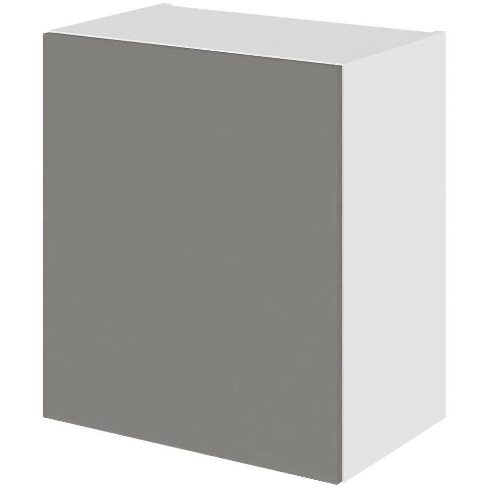 Multi-Living Køkken overskab i Cibo Grigio 128 lav H: 57,6 cm D: 34,0 cm - 1 låge inklusiv 1 hylde - Bredde: 50 cm.