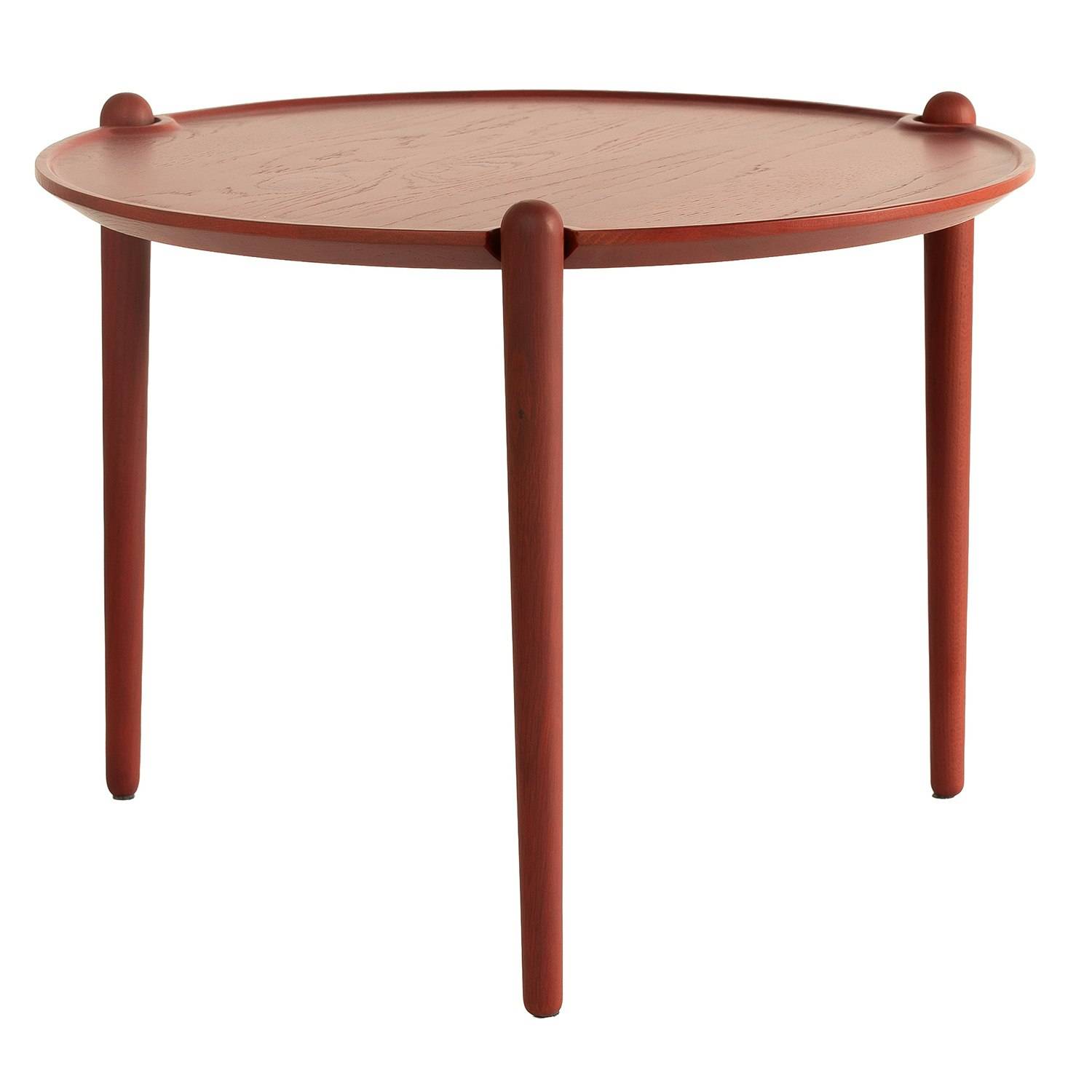 Design House Stockholm Aria Bord H46 x Ø60 Cm t - Spisestuemøbler Galvaniseret Stål Rød - 2714-4000