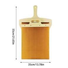 Glidende Pizza Spatel Magisk Non-stick Pizza Skovl Pizza Spatel Med Træhåndtag Kage Løfter Overføringsbakke Køkken Pizza Spade-WELLNGS 35x55CM