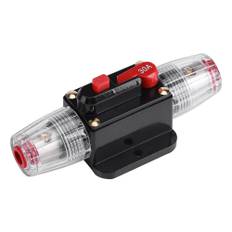 DC12V-24V Car Circuit Breaker Reset Inline Fuse Inverter Audio/Video System Protection (30A)