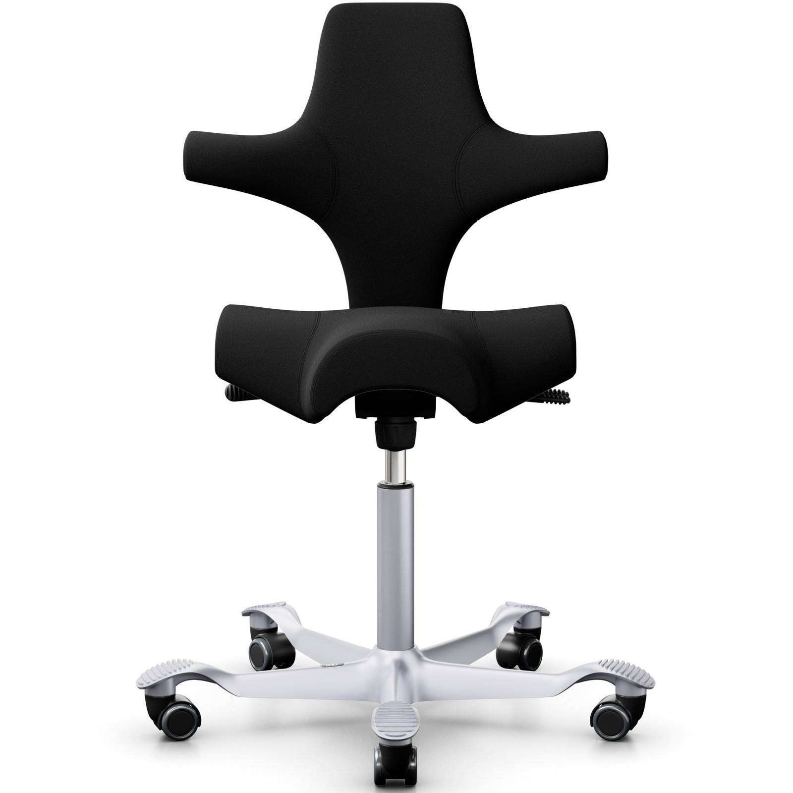 HÅG Capisco 8106 kontorstol 150mm sort/sølv