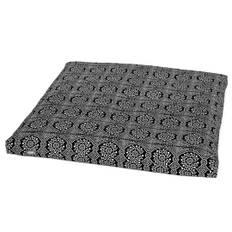 Zabuton Basic Meditationspude Maharaja Collection - 80 x 80 cm. Maurisk Sort/hvid