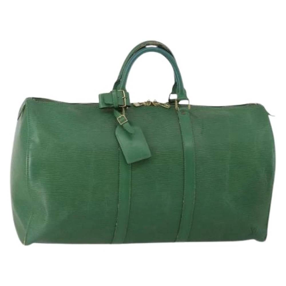 Louis Vuitton Vintage Pre-owned Boston Bag - Vintage - Dame - Grøn - ONE SIZE - Læder