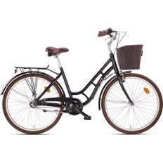 X-ZITE Rosa Junior/Dam cykel 26" Svart/Brun
