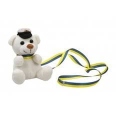 Studentdjur - Liten vit nallebjörn - 12 cm