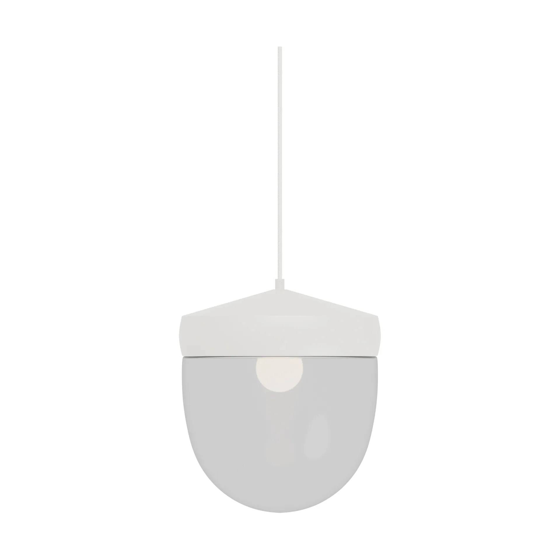 Noon Pan pendel klar 30 cm Vit-vit