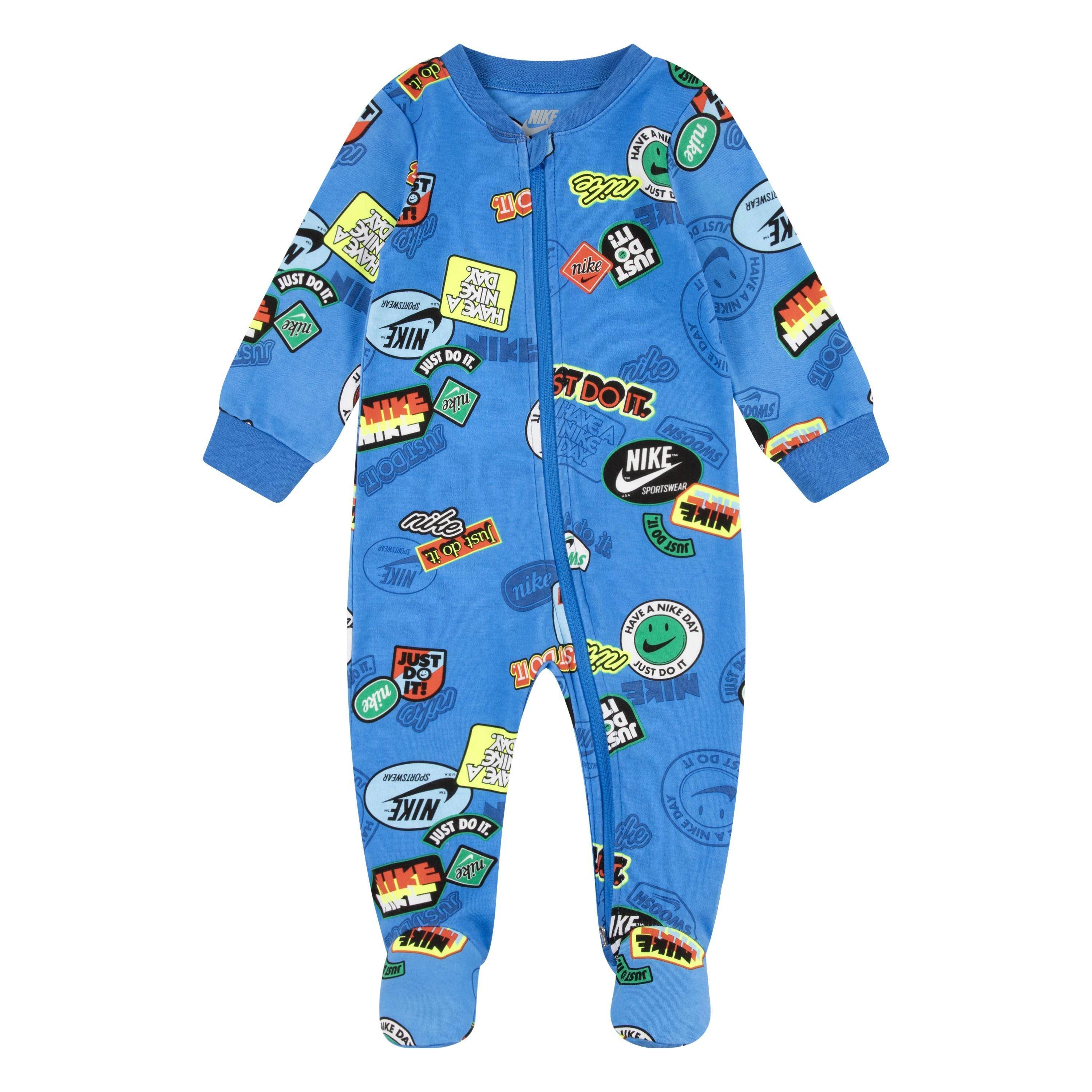 Nike Kids' Aop Footed Coverall Onesie