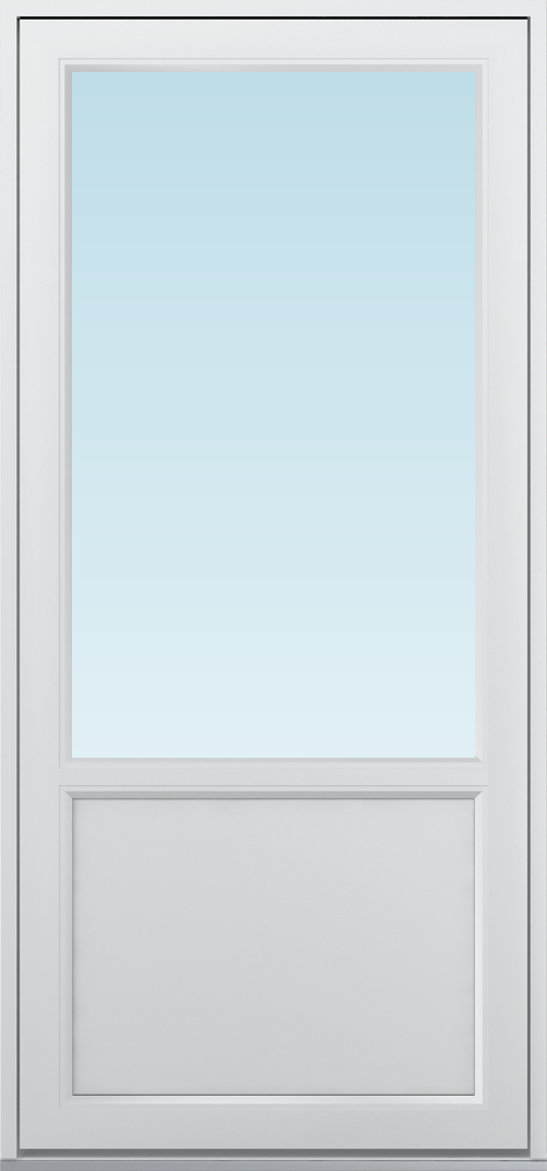 Svenska Fönster SF altandörr utåtgående  880x1880/1280mm  höger, insida trä utsida aluminium, 2+1 glas, linjerar öppningsbart  (9x19)