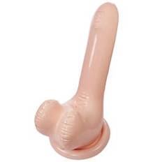 Inflatable Fun Sofa - 1,5m aufblasbarer Penissessel mit Öffnung für Saugnapf-Dildos - flesh