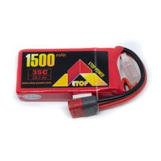 ETOP 2s  1500mAh - 35C - Etop LiPo-deans