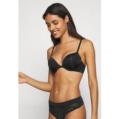 Calvin Klein Underwear PUSH UP PLUNGE PERFECTLY FIT - T-shirt-bh - black