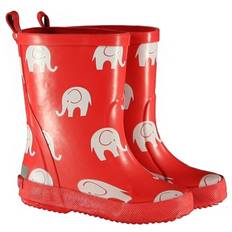 Wellies w. Elephantprint Red Ofodrad Stövel Barn