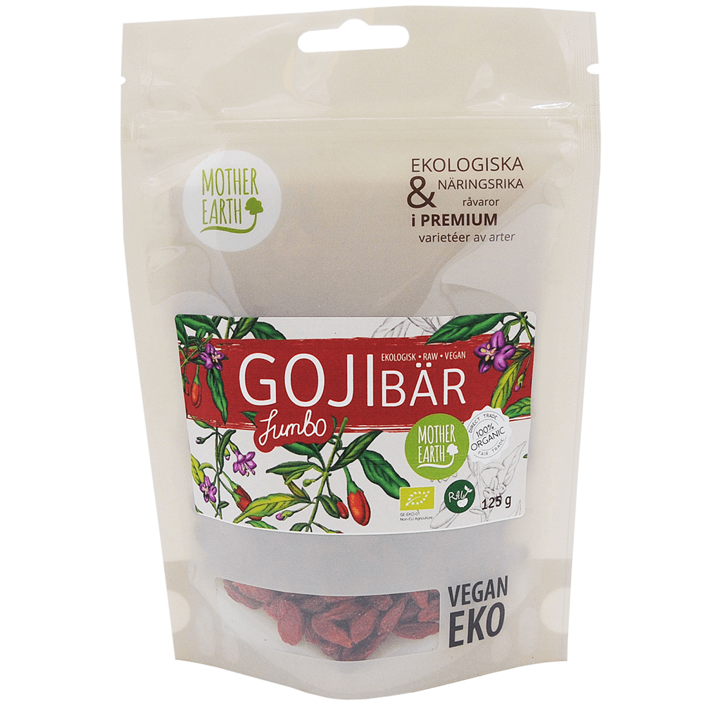 Mother Earth Ekologiska Gojibär Jumbo 125 gram