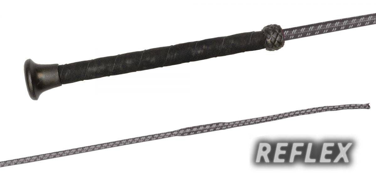 Fleck Reflex Neon Ultrasoft grip - OUTLET - 110 cm. / Sort