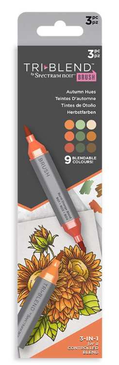 Spectrum Noir - TriBlend Brush Marker - 3pc Autumn Hues